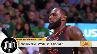 Which is more likely in NBA Finals: Warriors sweep, or win in six? | The Jump | ESPN