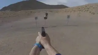 World Record ULTIMATE GLOCK 34 CHANNEL USPSA Production 18 Shots in 8.64 SECONDS Tuesday Night Steel
