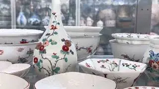 Japanese 17th and 1&th century Kakiemon porcelain at the V&A. 