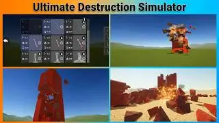 Ultimate Destruction Simulator (-by Kreiz-Land Games) - demolition game - Android and iOS - gameplay