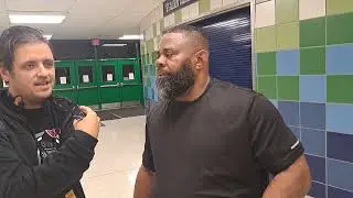 Kempsville Coach Darren Sanderlin after win at Green Run - Tues. Nov. 29, 2022