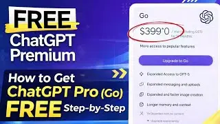 How to Get ChatGPT Pro(Go) Free-Step by Step Guide 