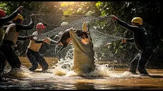 Last Seconds Rescue! Brave Heroes Save Dog from Giant Crocodile&rsquo;s Jaws 🐊😱