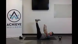Straight Leg Toe Touch Crunch