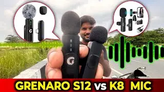 BEST WIRELESS MIC FOR YOUTUBE 2025 | GRENARO VS K8 WIRELESS MICROPHONE COMPARISON TEST 