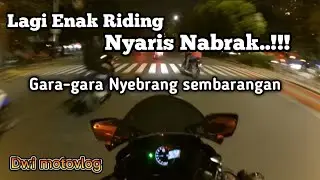 Lagi Enak Riding Malahan Hampir Nabrak...!!! | Dwi motovlog | vlog ngapak