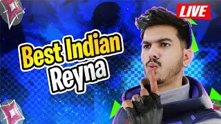 The Best indian Reyna main returns, Climb to immortal 3 on main,  | #Radiant #live #valorant