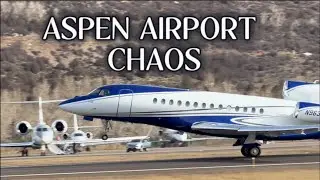 A RARE PLANE AT ASPEN + Many More Private Jets