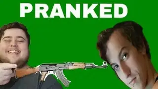 Scary wake up prank