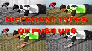 15+ types of push ups with their name and slow motion