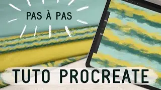 TUTO PROCREATE pour débutant | Motifs abstraits