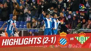 Resumen de RCD Espanyol vs Real Betis (2-1)