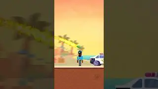 Bowmasters: GTA But It Was Programmed by a Raccoon 🐀🚗💥 #bowmasters #shorts