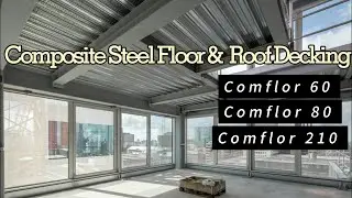 Composite Steel Roof Decking | Bond-dek Metal Floor Decking or Comflor 80, 60, 210 FASECbuildings