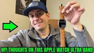 This Is A Classy Apple Watch Ultra Band! 49mm 46mm 45mm 44mm 42mm, Handmade Top Grain Leather!