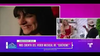 Christopher Vélez en entrevista para el programa En Casa con Telemundo