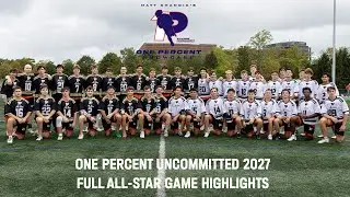 2025 Fall Uncommitted Class of 2027 One Percent All-Star Game Highlights