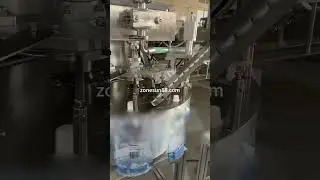 ZONESUN Tabletop Rotary Spout Pouch Filling Capping Machine