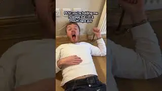 POV: ты держишь меня в заложниках, но я парень с заклеенным ртом