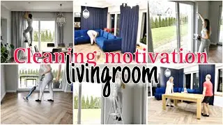 CLEANING MOTIVATION LIVINGROOM | CLEAN WINDOWS | FIREPLACE | PREPARATIONS FOR CHRISTMAS 2024