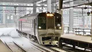 【50分遅れで札幌へ】785系NE-501編成　特急すずらん1号 札幌行き　札幌駅到着（室蘭線安全確認の影響で約50分遅れ）