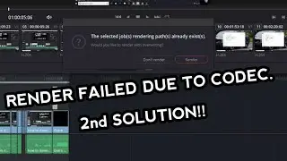Davinci Resolve 15: Rendering failed due to codec solution 2 - Frame Rate