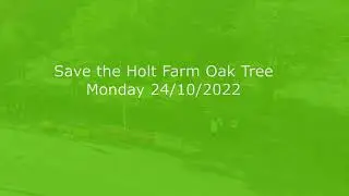 Save the Holt Farm Oak Tree