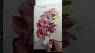 feather painting। Nazir Shaikh #artandcraft #acrylicpainting #art #artlovers