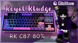 RK Royal Kludge C87 80% Magnetic Keyboard Unboxing (Bedwars Keyboard & Mouse Sounds ASMR w Handcam)