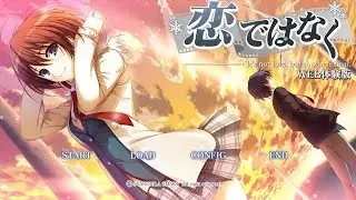 Live Playthrough (16.01.2026) - 恋ではなく ―― It&rsquo;s not love，but so where near. (PC, No Commentary)