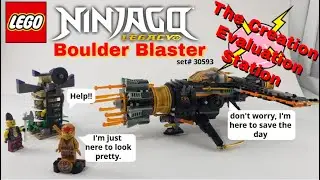 Lego Ninjago Legacy Boulder Blaster set #71736 review