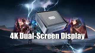 BOSGAME MINI PC - 4K Dual-Screen Display