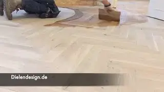 Parkett verfugen mit Holzkitt