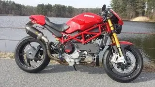 Ducati Monster S4RS ride on the backroads - GoPro video 1