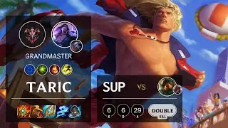 Taric Support vs Nautilus - EUW Grandmaster Patch 11.12