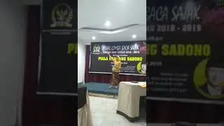 Best performance_Ayu sartika, juara III tingkat Jawa Tengah lomba sajak piala bambang sadono