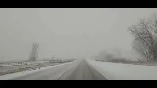 Minnesota Spring Snow Driving