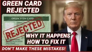 🚨 ALERT: Green Card Application Rejections Rising in 2026 | 5 Critical Mistakes Causing Denials