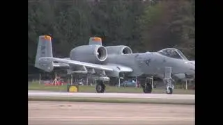 Spangdahlem A-10 Thunderbolts at RAF Lakenheath, April 2005.