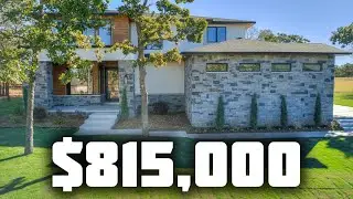 Modern Lakefront Luxury Home Tour | New Construction on Skiatook Lake, Oklahoma