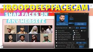 iRoopDeepFaceCam &mdash; браузерная версия для замены лиц. Меняет все лица на любом веб-сайте.