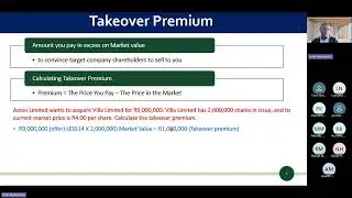FinMan Revision Workshop: M&A and Standard Deviation
