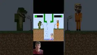 Which team will Mermaid choose: Team Tralalero Tralala or Team Tung Tung Tung? #reaction #minecraft