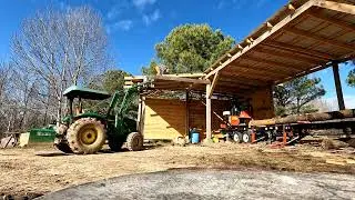 Строительство сарая для лесопилки Timberking 2220