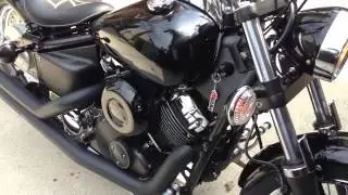 2008 Yamaha V-Star 650 Cold Start (75 Degrees)