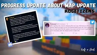 Rocitizens Map Progress Update & When to expect it? | Roblox Rocitizens (Updates)