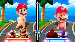 [Mario Party Superstars] Mario vs Wario vs Donkey Kong vs Waluigi (COM Ultimate Master)