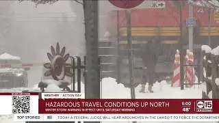 Snow covers Arizona's high country