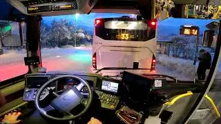 [Onboard] Struggling With The Back Door.. - Line 20 From Stakkevollan To Kroken