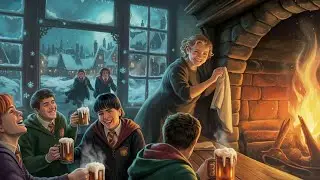 Butterbeer and Blizzard | A Cozy Winter Harry Potter Sleep Story To Fall Asleep To